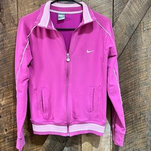 Nike dry fit zip up jacket size Medium